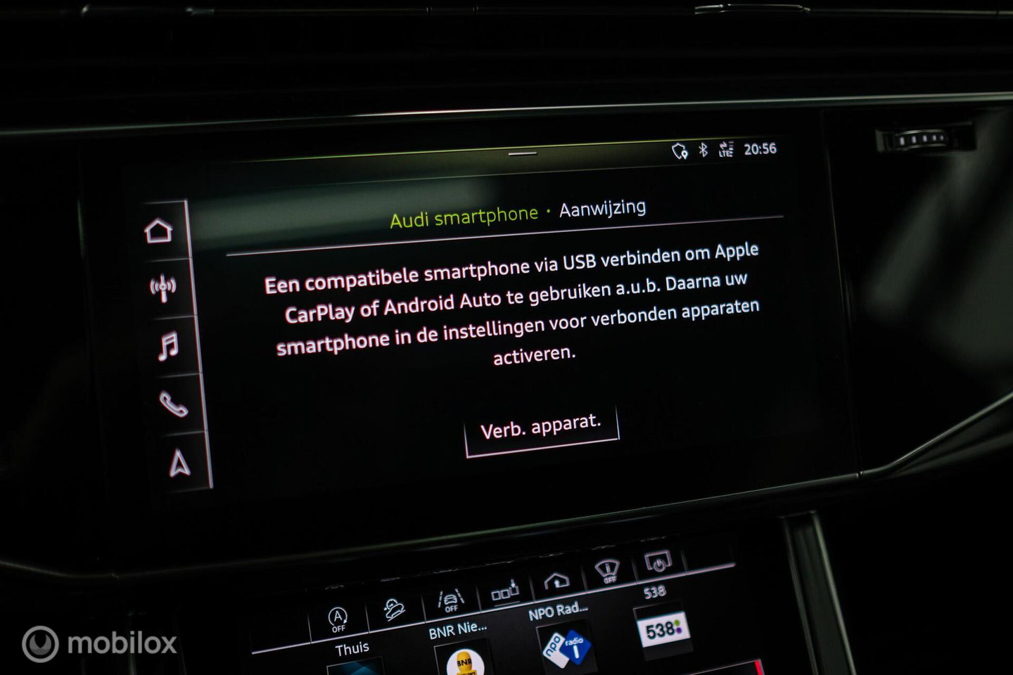 Audi Q8 50 TDI quattro Pro Line S | B&O Advanced | VOL opties | HUD | RS seats | Massage | Stoelkoeling | Trekhaak | NAP NL auto |