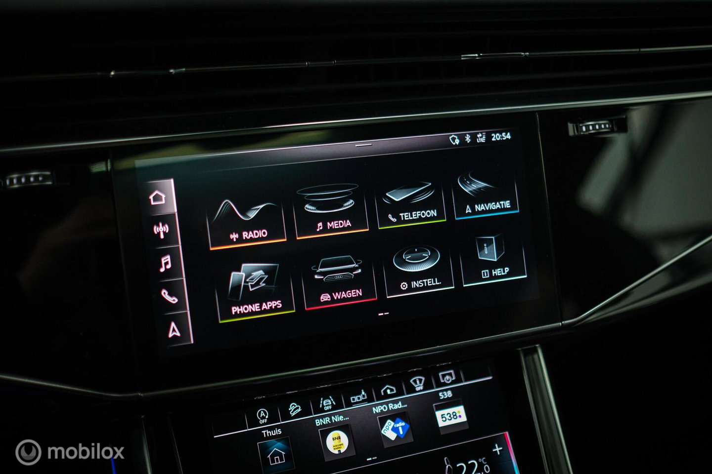 Audi Q8 50 TDI quattro Pro Line S | B&O Advanced | VOL opties | HUD | RS seats | Massage | Stoelkoeling | Trekhaak | NAP NL auto |