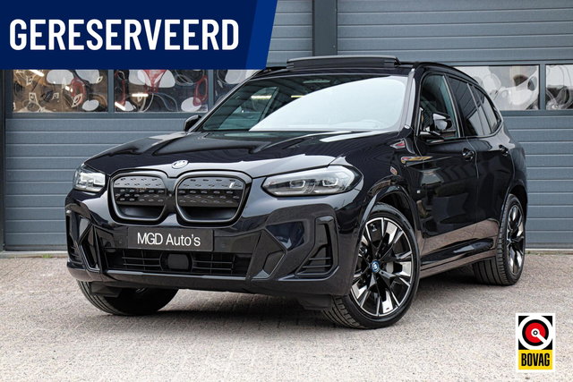 BMW iX3 - High Executive 80 kWh M-Sport M-Pakket /LED/PANODAK/MEMORY/HUD/360 CAMERA/HARMAN-KARDON/ACC/STOEL+STUURVERW.!