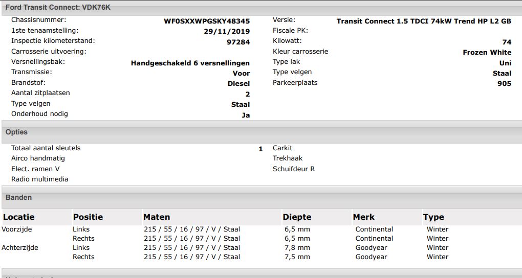 Ford Transit Connect