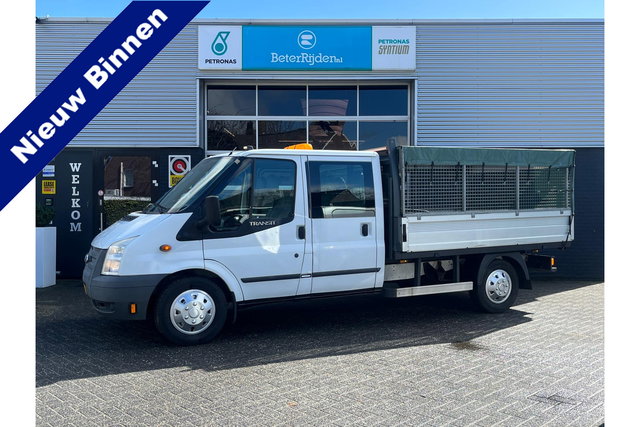 Ford Transit - 330L 2.2 TDCI Ambiente DC, Airco, Radio, Trekhaak, Dubbel Cabine, 6 Persoons