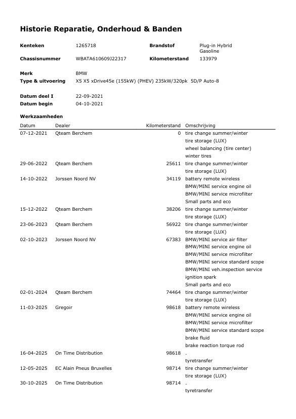 BMW X5 xDrive45e CARPLAY / CAMERA / DEALER ONDERHOUDEN /  LEER / STOELVERWARMING / BLACK ON BLACK