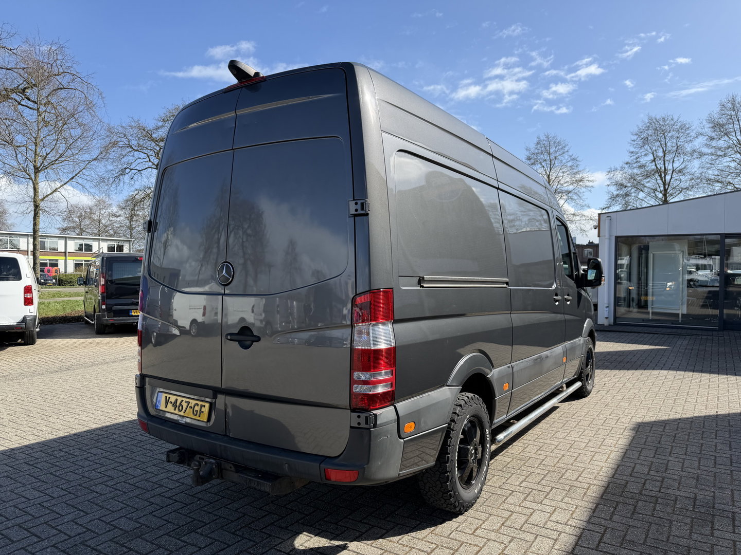 Mercedes-Benz Sprinter 314 2.2 CDI 366 HD L2H2 / automaat / trekhaak 3500 kg / euro 6 / bpm vrij / vaste prijs rijklaar € 16.950 ex btw / grijs metallic / airco / cruise control