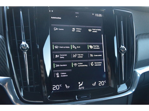 Volvo V90 T5 R-Design | Panormadak | Head-Up Display | Trekhaak | Stoelverwarming | Camera | Adaptive Cruise |