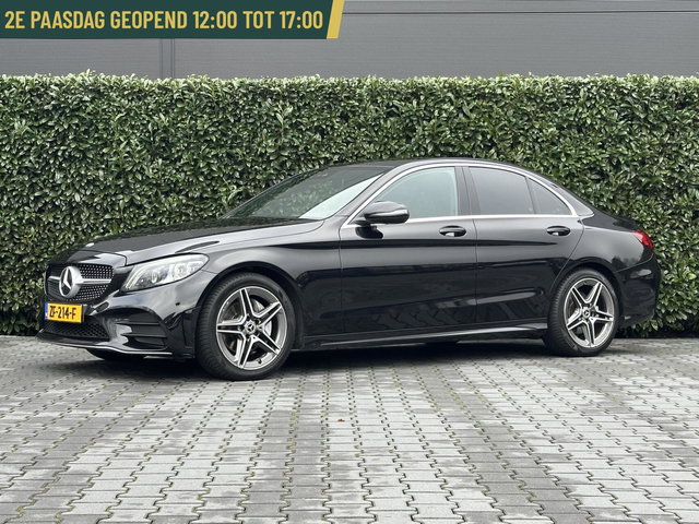 Mercedes-Benz C-Klasse - 180 Business Solution AMG Plus Upgrade Edition, FACELIFT, NL AUTO, NAP LOGISCH, AMG-PAKKET, LEDER, CRUISE CONTROL, CLIMATE CONTROL, STOELVERWARMING, LICHTMETAAL 18"