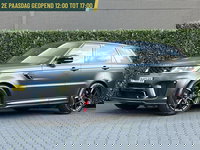 Land Rover Range Rover Sport - P575 SVR Carbon Edition, SV BESPOKE SATIN, VOLLEDIG PPF, PANORAMADAK, SCHAALSTOELEN, MERIDIAN, 360-CAMERA, CRUISE, HUD, KEYLESS, DODEHOEK, STOELVERWARMING/VENTILATIE, STUURVERWARMING, LICHTMETAAL 22"