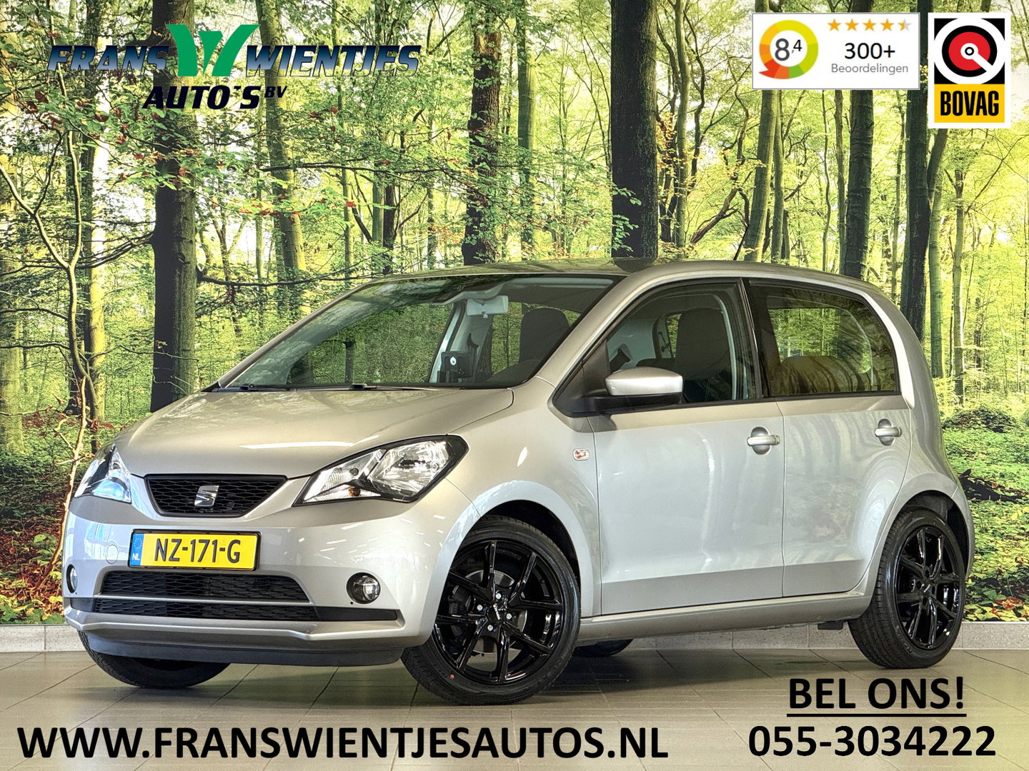 SEAT Mii 1.0 Style Connect | Origineel Nederlands | NAP | 5 Deurs! | Navigatie | Airconditioning | Automatische Verlichting | Isofix | Rem assistent Elektrische Ramen |