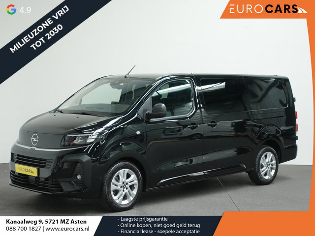 Opel Vivaro - 2.0 Diesel 180 S&S L3 Automaat Dubbele Cabine 2 schuifdeuren Android Auto Apple CarPlay Navigatie Keyless Entry&Start Climate Control Camera Cruise Control Houten afwerking laadruimte Trekhaak lichtmetalen velgen