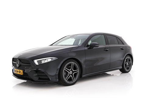 Mercedes-Benz A-Klasse 160 AMG-Sportpack Business-Solution (INCL-BTW) *WIDESCREEN-DIGI-COCKPIT | FULL-LED | LEATHER-MICROFIBRE | CAMERA | DYNAMIC-SELECT | CRUISE | HEATED-SPORTSEATS | PRIVACY-GLASS | DAB | AMBIENT-LIGHT | 18"ALU*