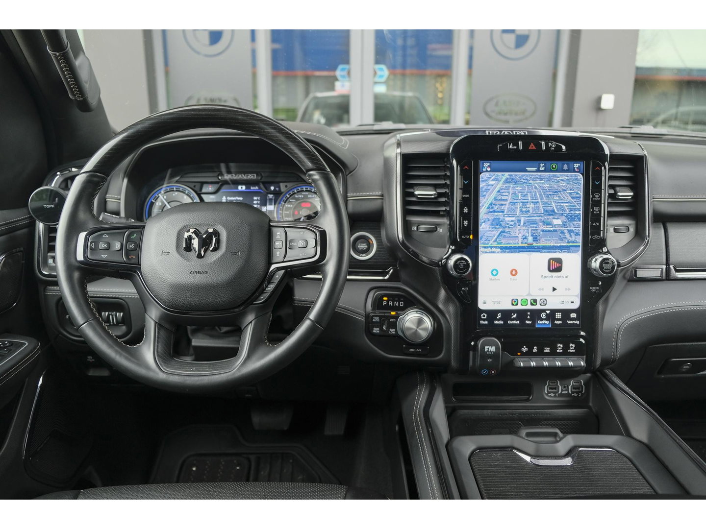 Dodge Ram 1500 5.7 V8 401pk 4x4 Limited LPG G3 Widebody Black&Red Luchtvering Trekhaak Head-up Harman/kardon Sidebars CUSTOM!!