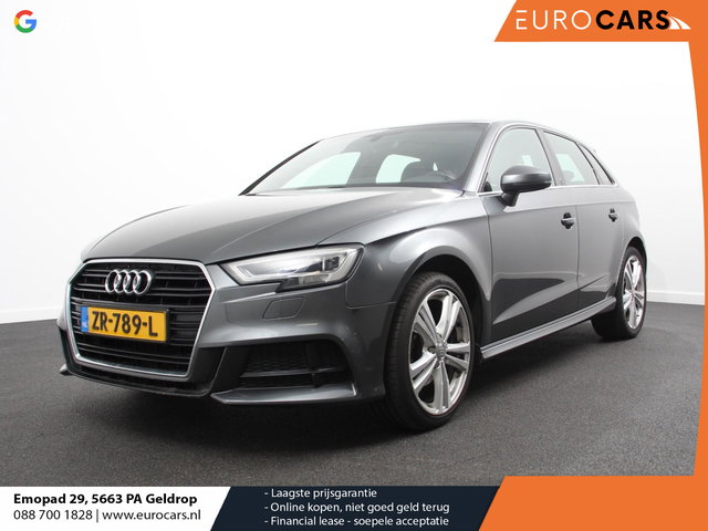 Audi A3 - Sportback 1.5 TFSI CNG Automaat S-Line Navigatie Parkeersensoren achter Cruise Control Stoelverwarming 18"Lichtmetalen velgen Ledverlichting Climate Control