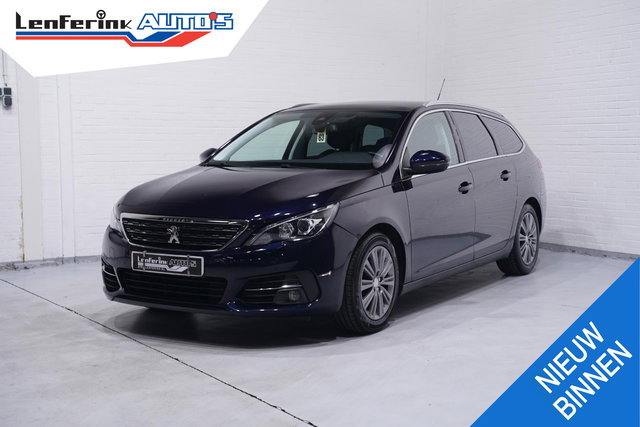 Peugeot 308 - SW 1.2 PureTech Blue Lease Premium NAP Navi Clima Panodak Camera Leder/stof
