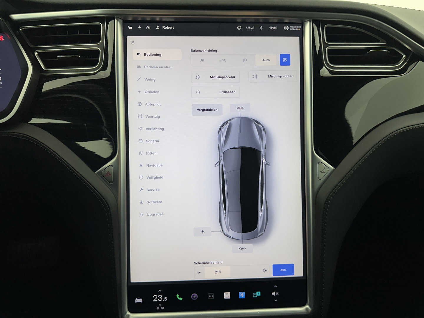 Tesla Model S 75D Base [ 3-Fase-17kW ] (SOH-85%) Aut. *PANO-WINDOW | LEATHER-FABRIC | AIRSUSPENION | FULL-LED | NAVI-FULLMAP | KEYLESS | MEMORY-PACK | HEATED-COMFORTSEATS | DIGI-COCKPIT | CARBON-INLAY | AUTOPILOT | 21"ALU*