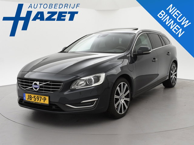 Volvo V60 - 2.4 D6 TWIN ENGINE SUMMUM EURO 6 + SCHUIFDAK | TREKHAAK | SPORTSTOELEN | 18 INCH LMV