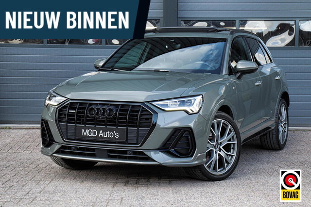 Audi Q3 - 45 TFSI Quattro 3x S-Line /LED/PANODAK/SFEERVERL./360 CAMERA/TREKHAAK/KEYLESS/STOELVERW./B&O!
