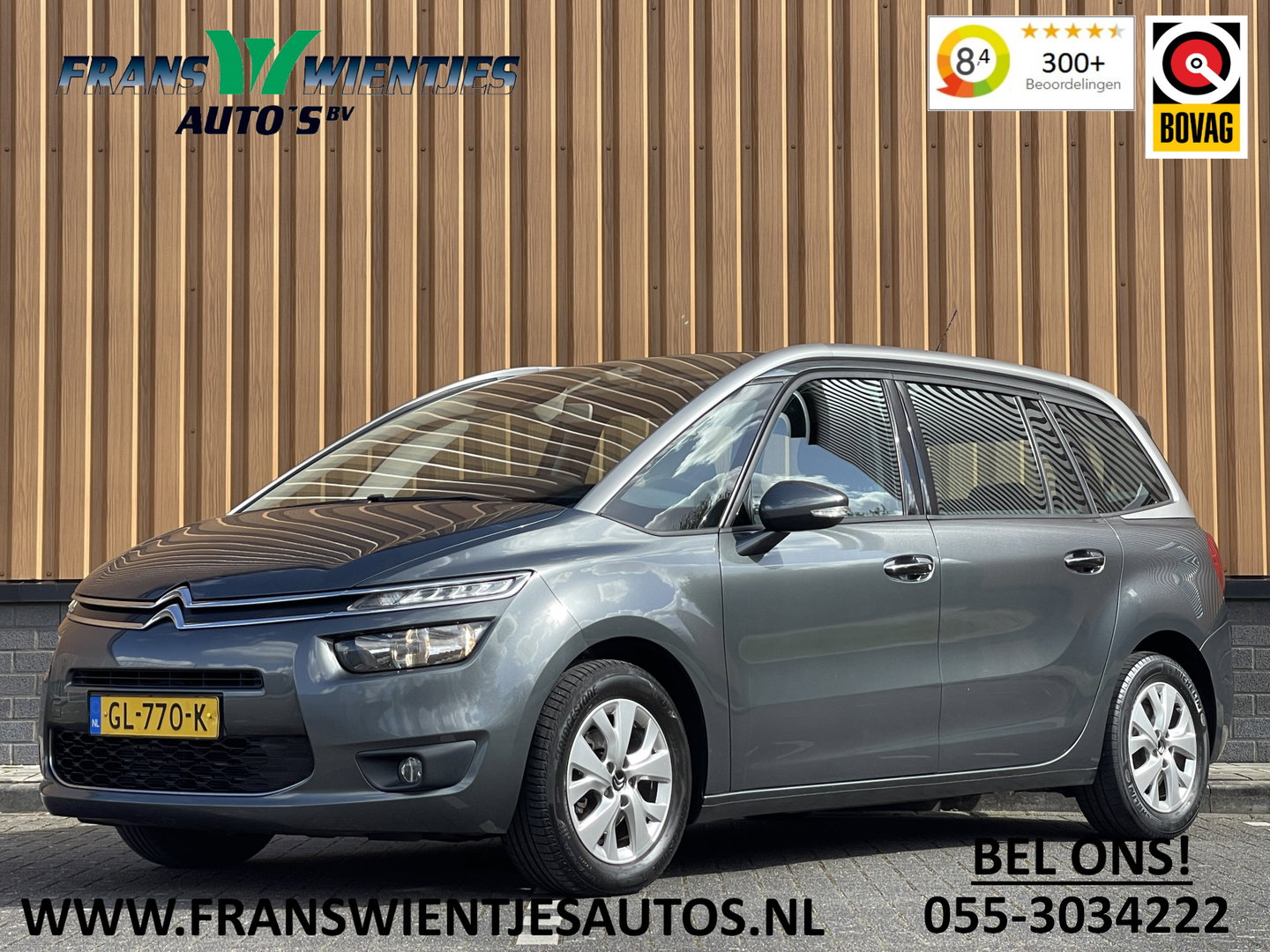 Citroën Grand C4 Picasso 1.6 BlueHDi Business 98 gram | 7 persoons! | Bluetooth | Trekhaak | Airconditioning | Navigatie | Achteruitrijcamera |