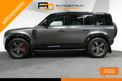 Land Rover Defender 110 2.0 P400e 110 X / Panoramadak / Elektr. verstelbare voorstoelen + memory / Matrix LED / Rondomzichtcamera / HUD / Koelkast in armleuning / Head-up / Apple Carplay - Android Auto / Stoelkoeling & verwarming / Luchtvering / Meridian Surround Sound / Ele