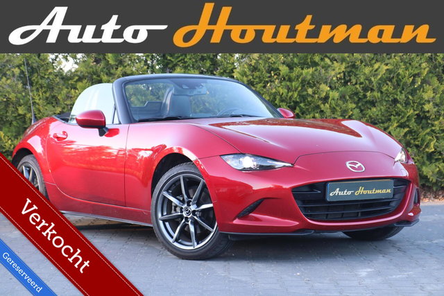 Mazda MX-5 - 2.0 SkyActiv-G 160 GT-M 161 PK Recaro|Leder|Camera|Stoelverw.|Dealer onderhouden