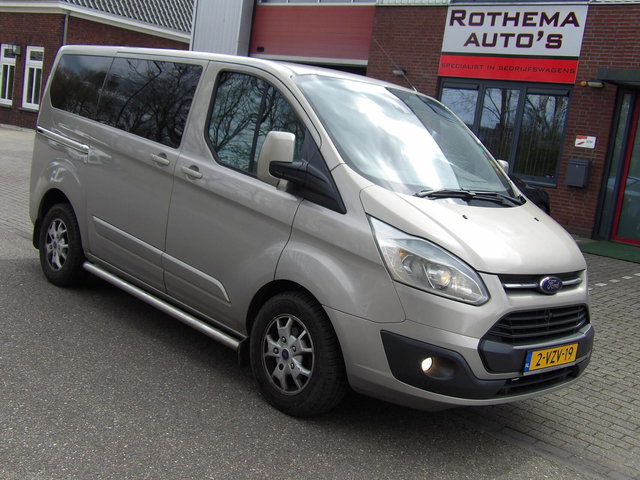 Ford Transit Custom - 2.2 TDCI 125PK LIMITED 2012 DUBCAB MARGE TOPSTAAT 2x SCHUIFDEUR VELE EXTRA'S