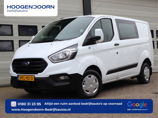 Ford Transit Custom - 280 2.0 TDCI 130pk Euro 6 - DC 5 Pers. - Trekhaak - Airco - Navi