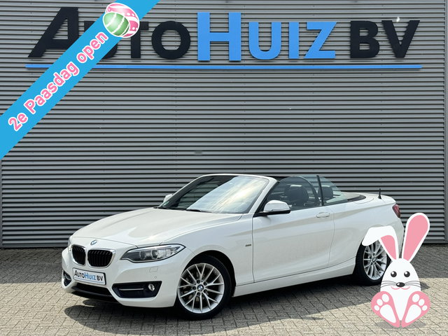 BMW 2 Serie - Cabrio 218i Executive Sport Line Leer Navigatie PDC Xenon Climate Control Stuurverwarming Stoelverwarming