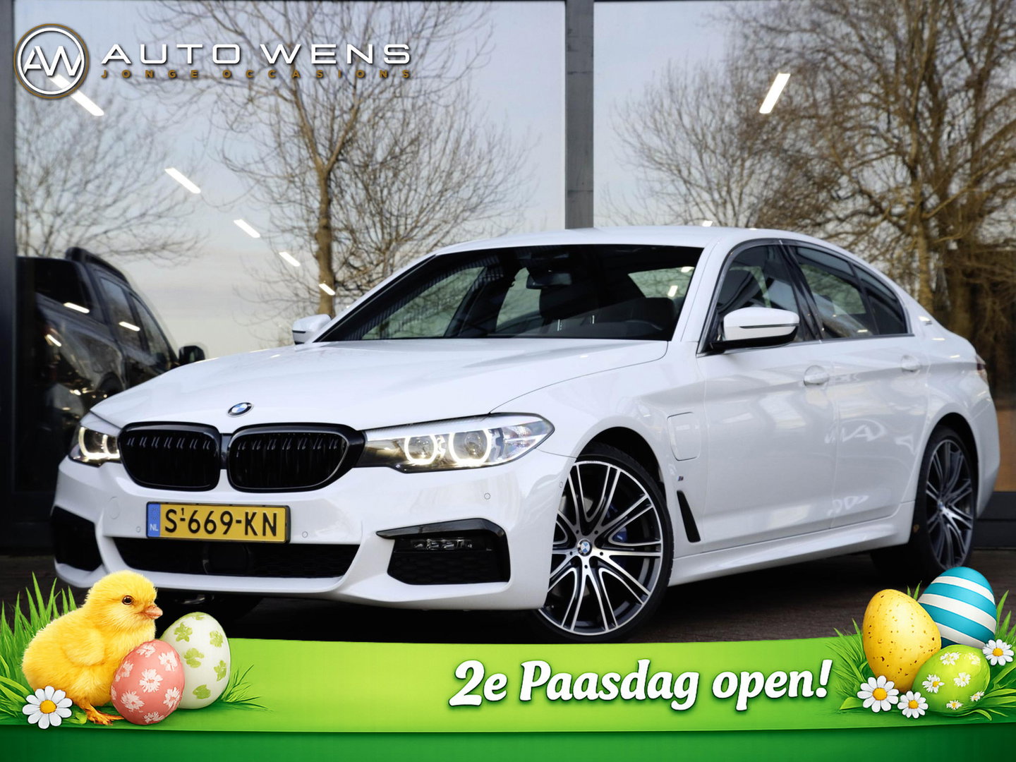 BMW 5 Serie 530e iPerformance M Sport High Executive Alpinweiss