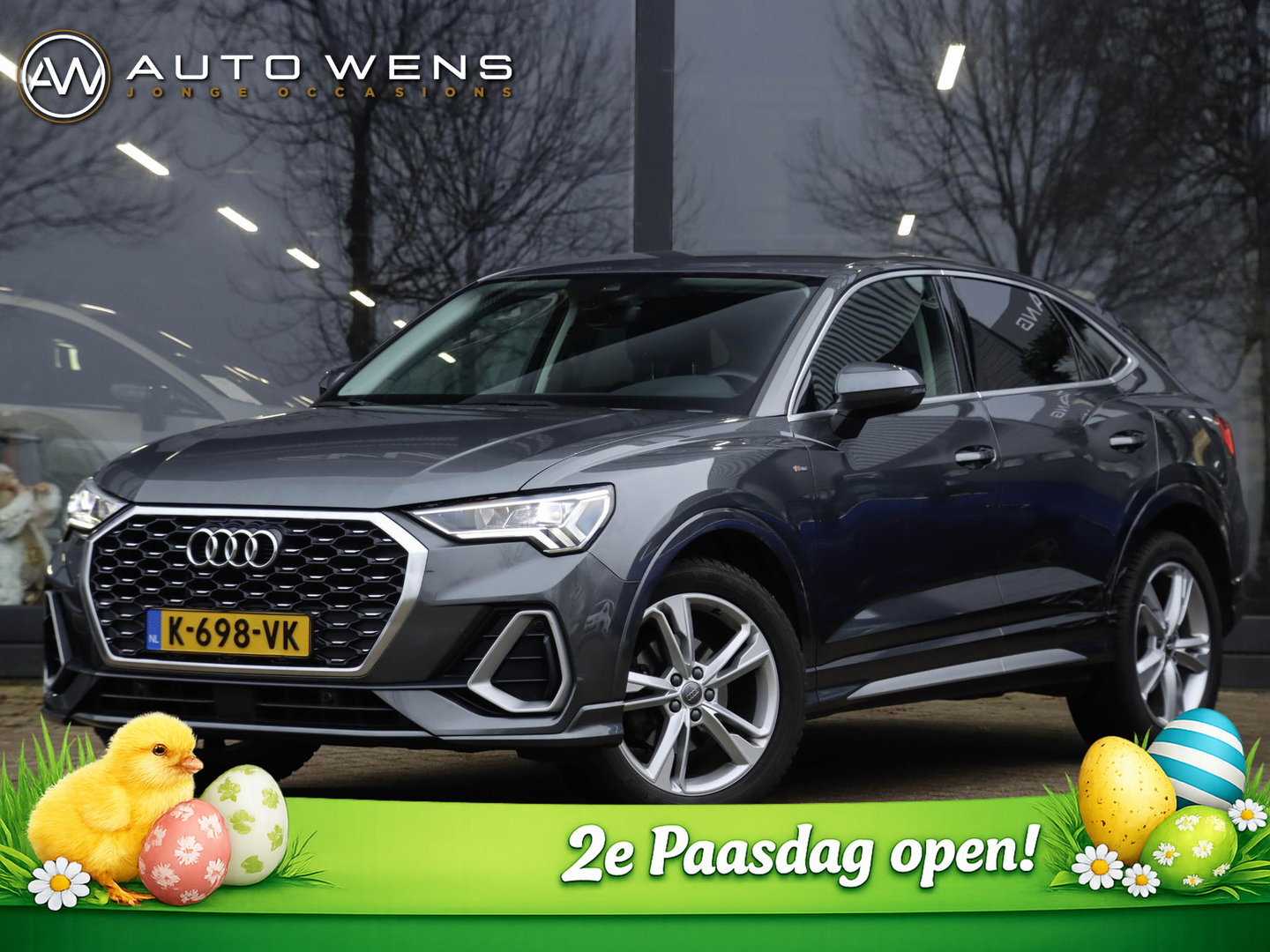 Audi Q3 Sportback 35 TFSI S-Line Automaat Adaptive Cruise Daytonagrijs 19 inch