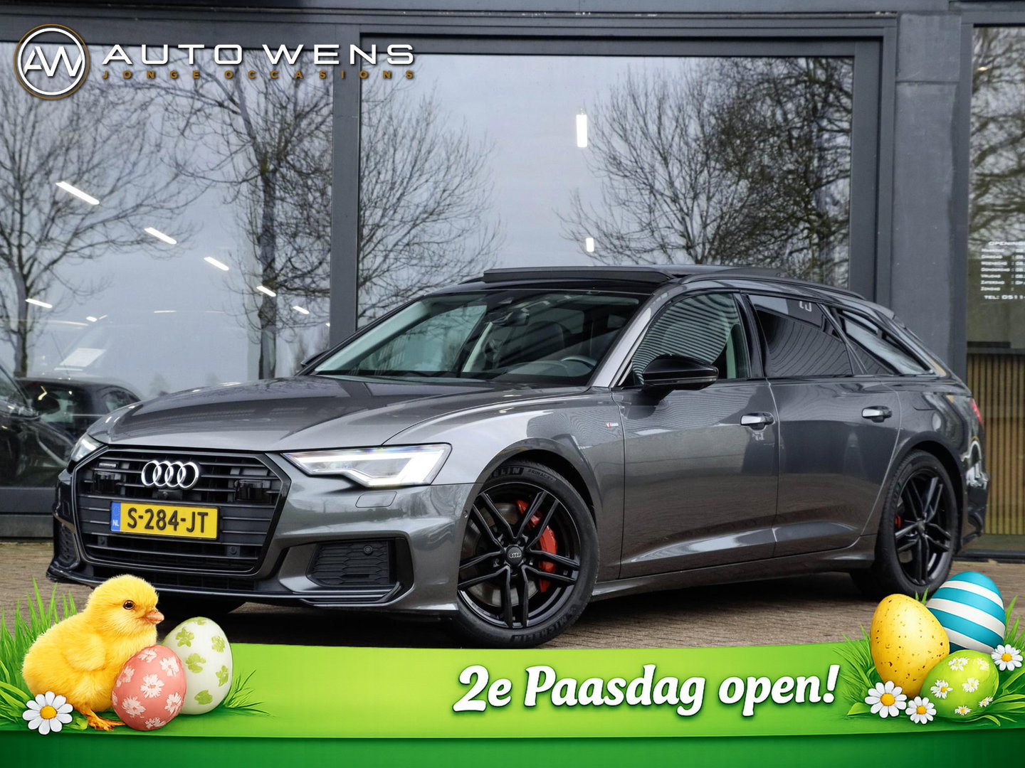 Audi A6 Avant 55 TFSIe Quattro S Line Competition 367pk ACC Pano Trekhaak Headup 360 Cam