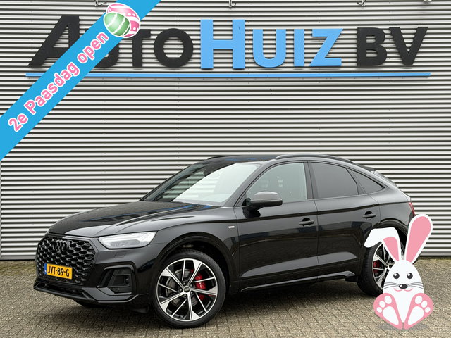 Audi Q5 - Sportback 40 TFSI 204 PK S-Line Luchtvering Lederen interieur Trekhaak ACC Matrix Led Keyless Entry Head-Up Display 21 Inch LMV Sound-systeem Bang & Olufsen