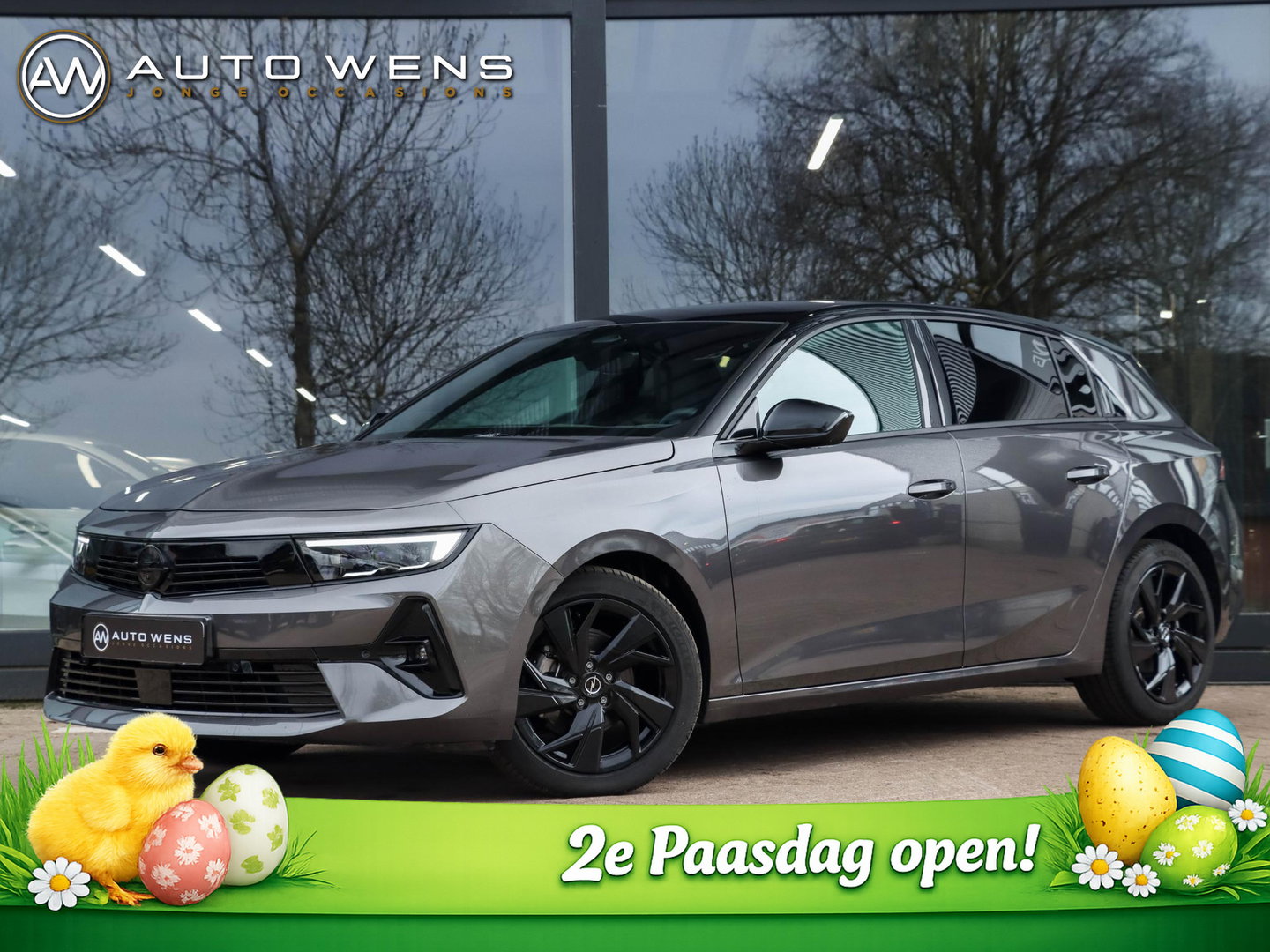 Opel Astra 1.2 Turbo GS Automaat 360Cam Adaptive Cruise Navigatie Zwart dak