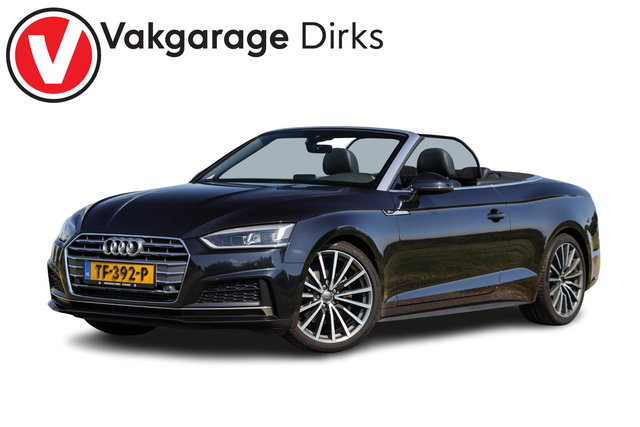 Audi A5 - Cabriolet 2.0 40 TFSI S-Line ✅ Full-LED ✅ Leder ✅ Stoelverwarming