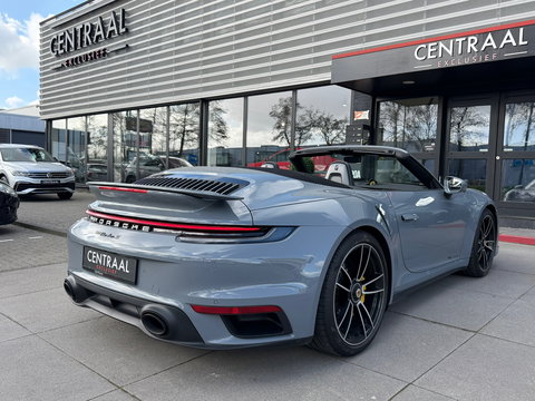 Porsche 911 Cabrio 3.8 Turbo S 650PK|Keramisch|Keyless|Carbon|18-weg|Matrix