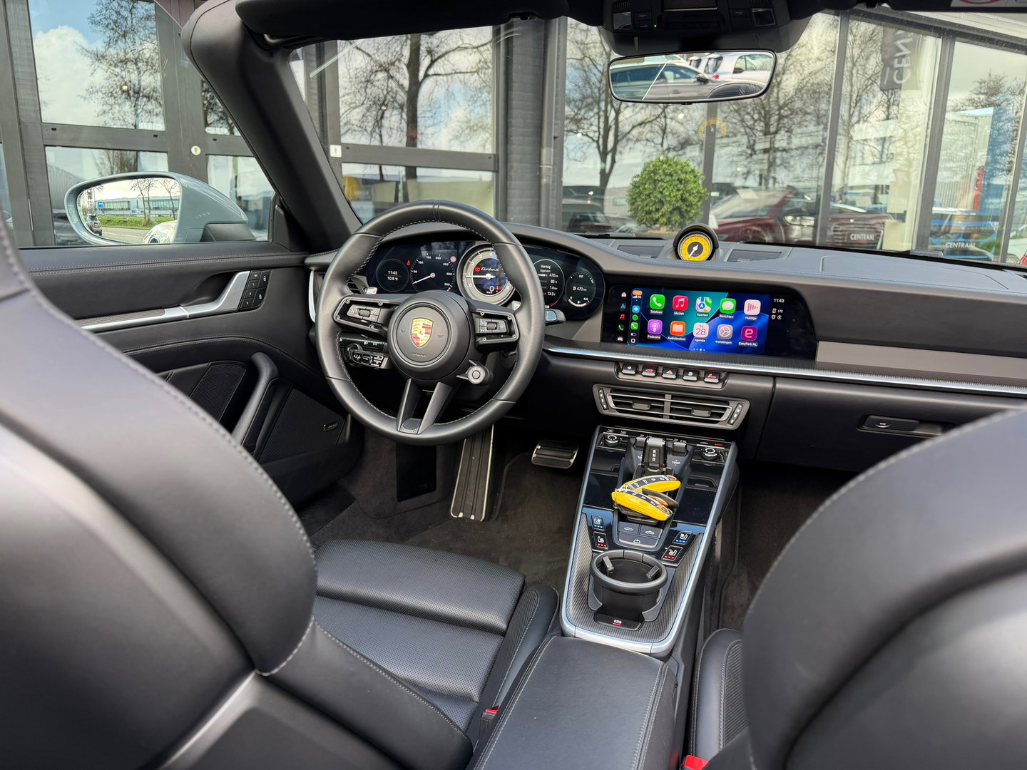 Porsche 911 Cabrio 3.8 Turbo S 650PK|Keramisch|Keyless|Carbon|18-weg|Matrix