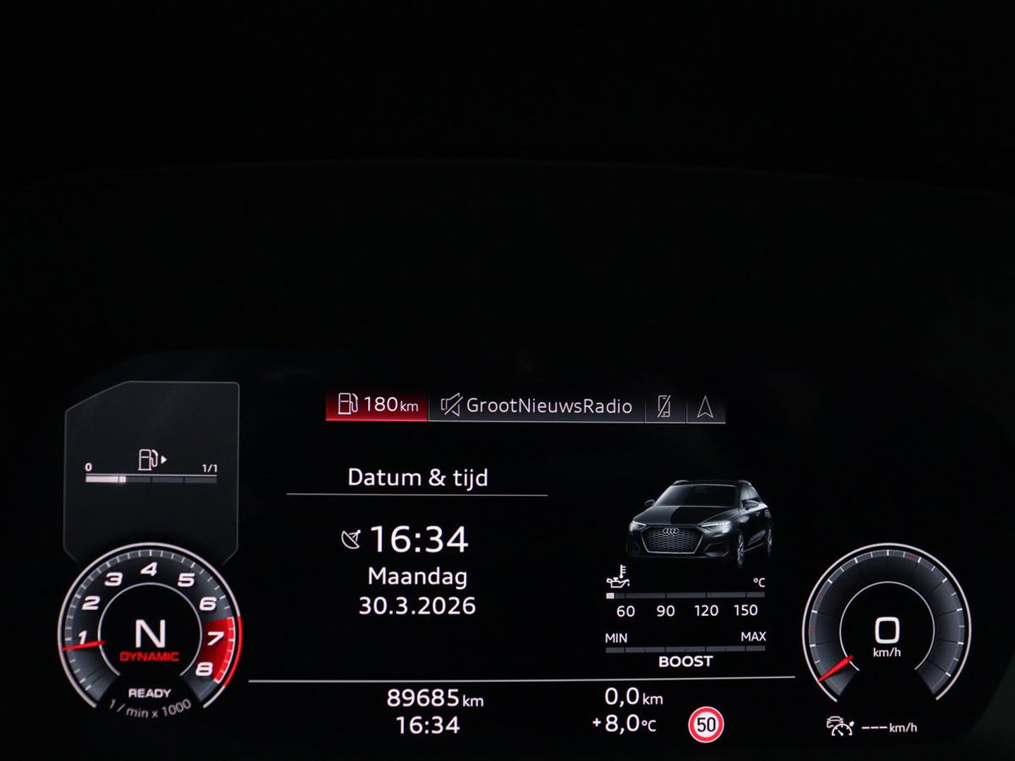Audi S3 2.0 TFSI quattro | Adaptive cruise | Bang & Olufsen | Matrix LED | Leder/Alcantara | Park Assist | Stoelverwarming | Virtual Cockpit | Carplay | Navigatie | Sportstoelen | Climate control