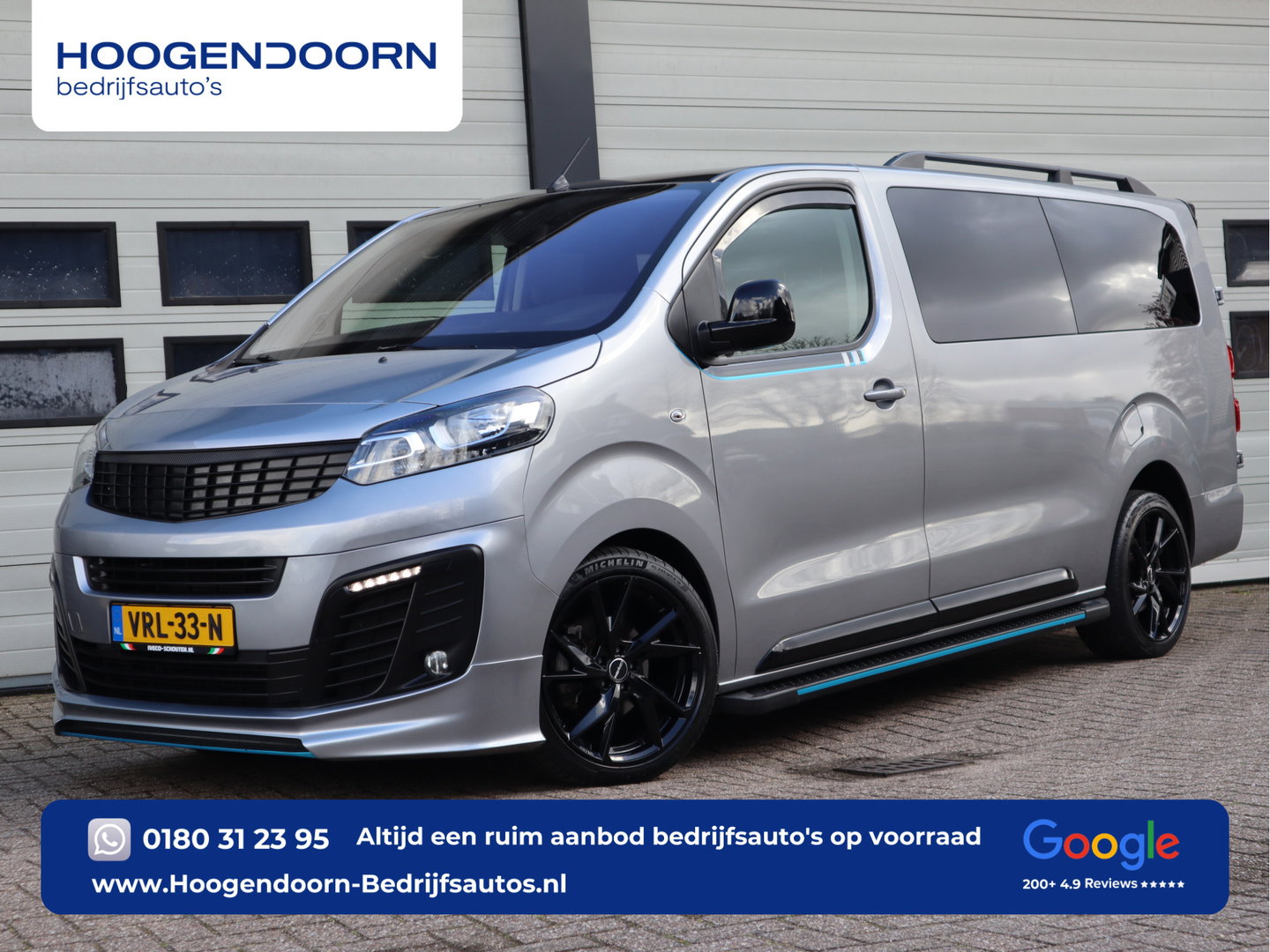 Fiat Scudo 2.0 MultiJet 177pk Euro 6 Automaat DC 5 Pers. - Trekhaak - Apple