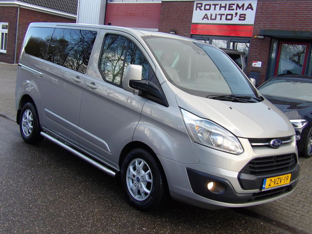 Ford Transit Custom - 2.2 TDCI 125PK LIMITED 2012 DUBCAB MARGE TOPSTAAT 2x SCHUIFDEUR VELE EXTRA'S LAST PRICE 6995,-