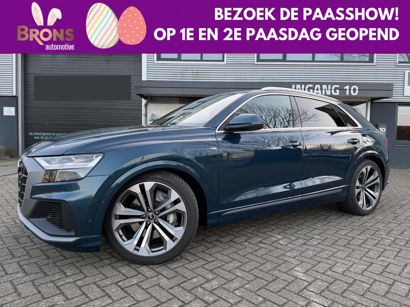 Audi Q8 55 TFSI e quattro Pro Line S-Line interieur l Luchtvering l Trekhaak l winter en zomerset