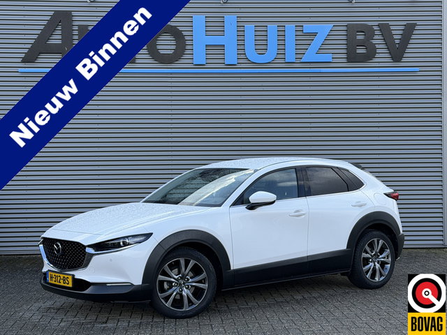Mazda CX-30 - 2.0 e-SkyActiv-X M Hybrid 180 PK Luxury Leder Bose Sound Trekhaak Carplay Stoelverwarming Stuurverwarming Head-Up Display Achteruitrijcamera