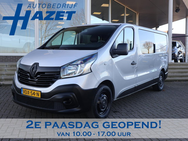 Renault Trafic - 1.6 dCi T29 L2H1 DUBBEL CABINE + TREKHAAK 2000 KG | NAVIGATIE | CRUISE CONTROL | AIRCO