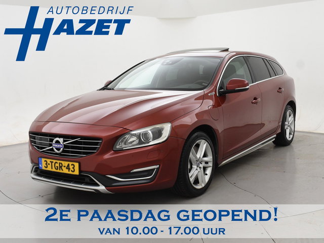 Volvo V60 - 2.4 D6 AWD 285 PK PLUG-IN SUMMUM *FLAMENCO RED* + ADAPTIVE CRUISE | SCHUIFDAK | TREKHAAK | PREMIUM SOUND