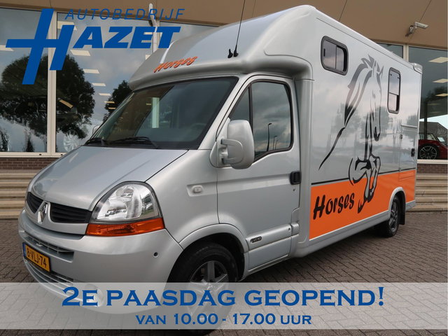 Renault Master - T35 2.5 DCI 150 PK ANEMONE MTM PAARDENWAGEN HORSE TRUCK HENGSTEN UITVOERING