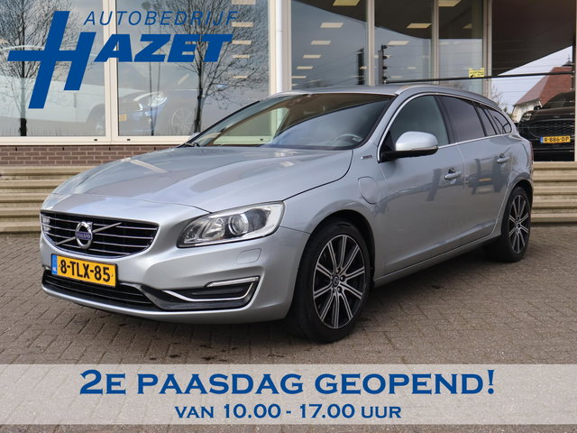 Volvo V60 - 2.4 D6 AWD 285 PK PLUG-IN HYBRID SUMMUM + TREKHAAK | MEMORY | LEDER | STOELVERW. | 18 INCH