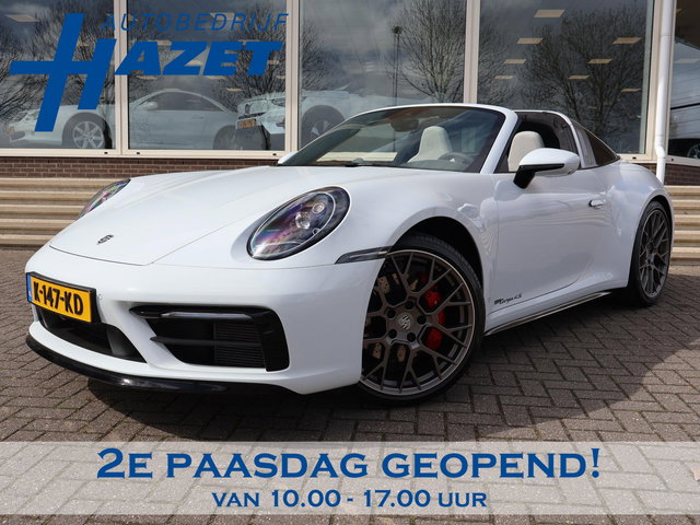 Porsche 911 - Targa 4S 3.0 450 PK 992 ORIGINEEL NEDERLANDS | SPORTUITLAAT | 17.981 KM | 360 CAMERA | 20 INCH LMV