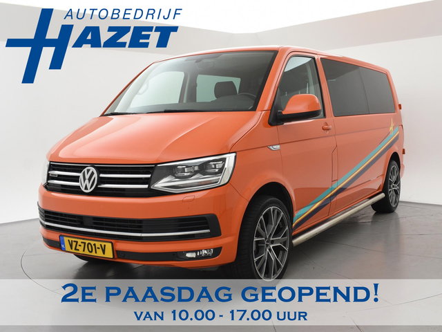 Volkswagen Transporter - 2.0 TDI L2H1 4MOTION 204 PK DSG AUT. DUBBEL CAB. HIGHLINE + SCHUIFDAK | LED | ADAPTIVE CRUISE | 20 INCH | STOELVERW.
