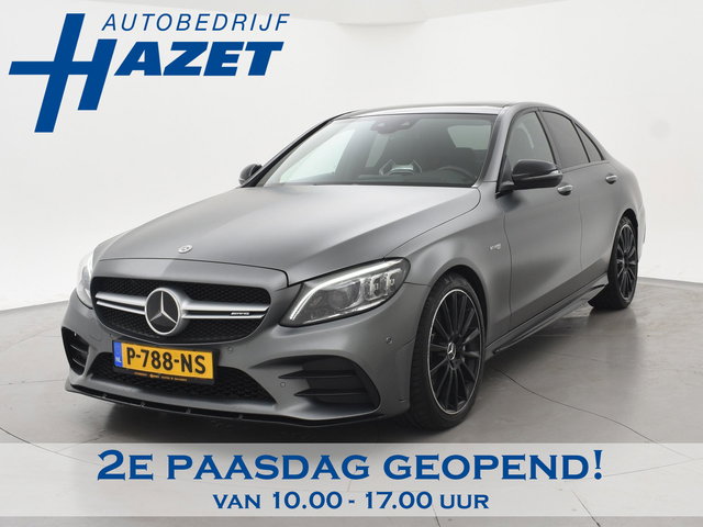 Mercedes-Benz C-Klasse - AMG 43 4MATIC 390 PK AUT.*SELENITE MAGNO* PREMIUM+ PANO | SPORSTOELEN | DISTRONIC | BURMESTER | HEAD-UP