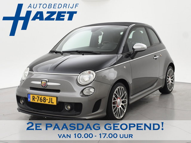 Fiat 500C - ABARTH 1.4 T-JET 135 PK TWO-TONE + ZWART LEDER | DUBBELE SPORTUITLAAT | SPORTSTOELEN
