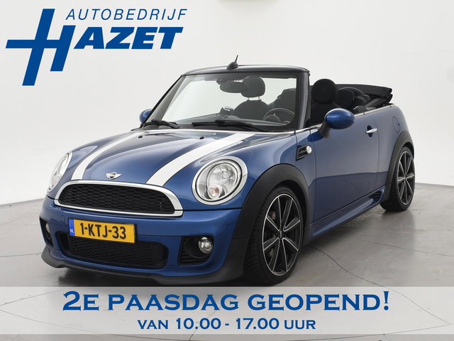 MINI Cooper Cabrio - Mini 1.6 122 PK 6-BAK JOHN COOPER WORKS PAKKET + STOELVERWARMING | 18 INCH | NAVIGATIE | CRUISE CONTROL