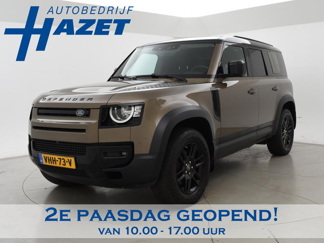 Land Rover Defender - 2.0 D240 110 GRIJS KENTEKEN + PANORAMADAK | 360 CAMERA | WEGKL. TREKHAAK | MERIDIAN | LUCHTVERING