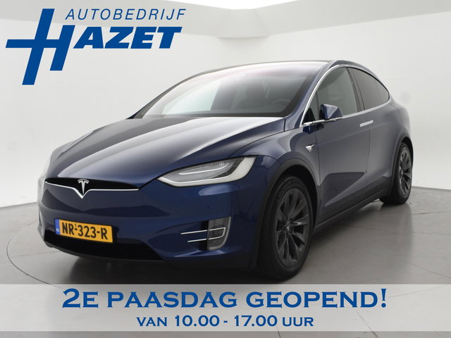 Tesla Model X - 75D + TREKHAAK 2250 KG | LEDER | PANORAMA | LUCHTVERING | 20 INCH