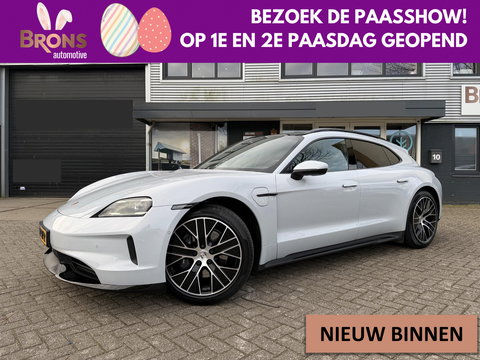 Porsche Taycan Sport Turismo Black Edition 105 kWh Pano l Massage l bijrijders scherm